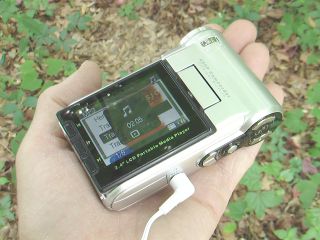 Aiptek with LCD folded open